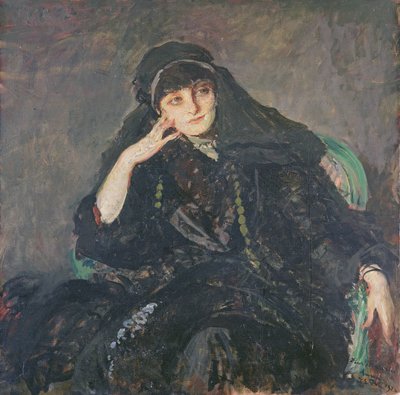 Anna, Gravin van Noailles, 1912 door Jacques Emile Blanche